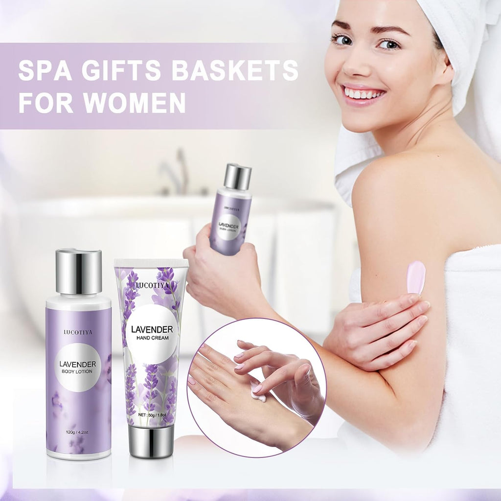 Purple Bubble Bath and Body Gifts Set S2145