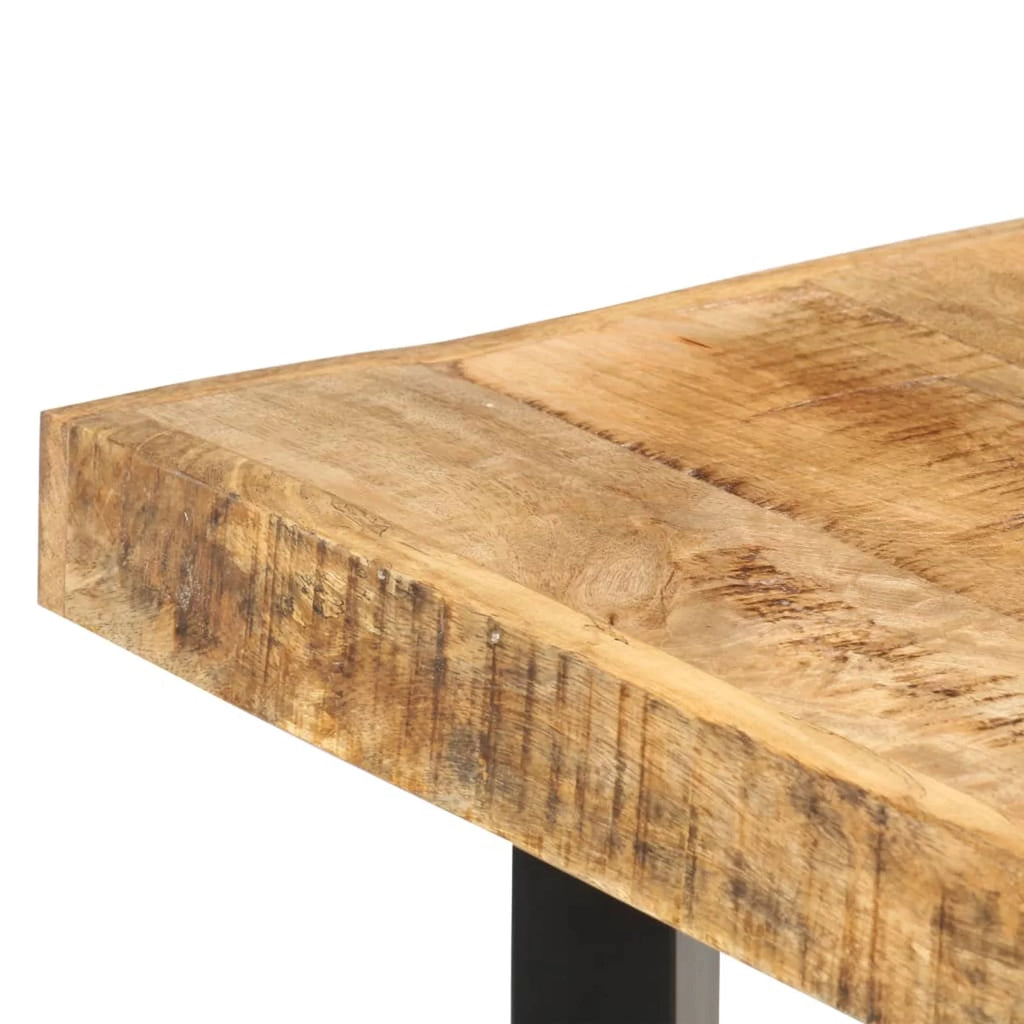 Rough Mango Wood Counter Height Bar Table B346