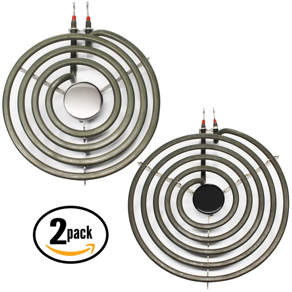 2-Pack Replacement 8 inch 5 Turns & 6 inch 4 Turns Surface Burner Elements for Range, Stove & Cooktop S4388