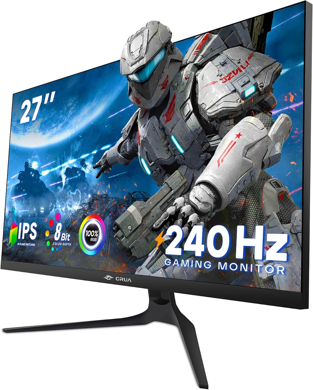 27 inch 240hz IPS Gaming Monitor, Full HD Frameless 100% sRGB, 1080P, 1ms Response Time L93086