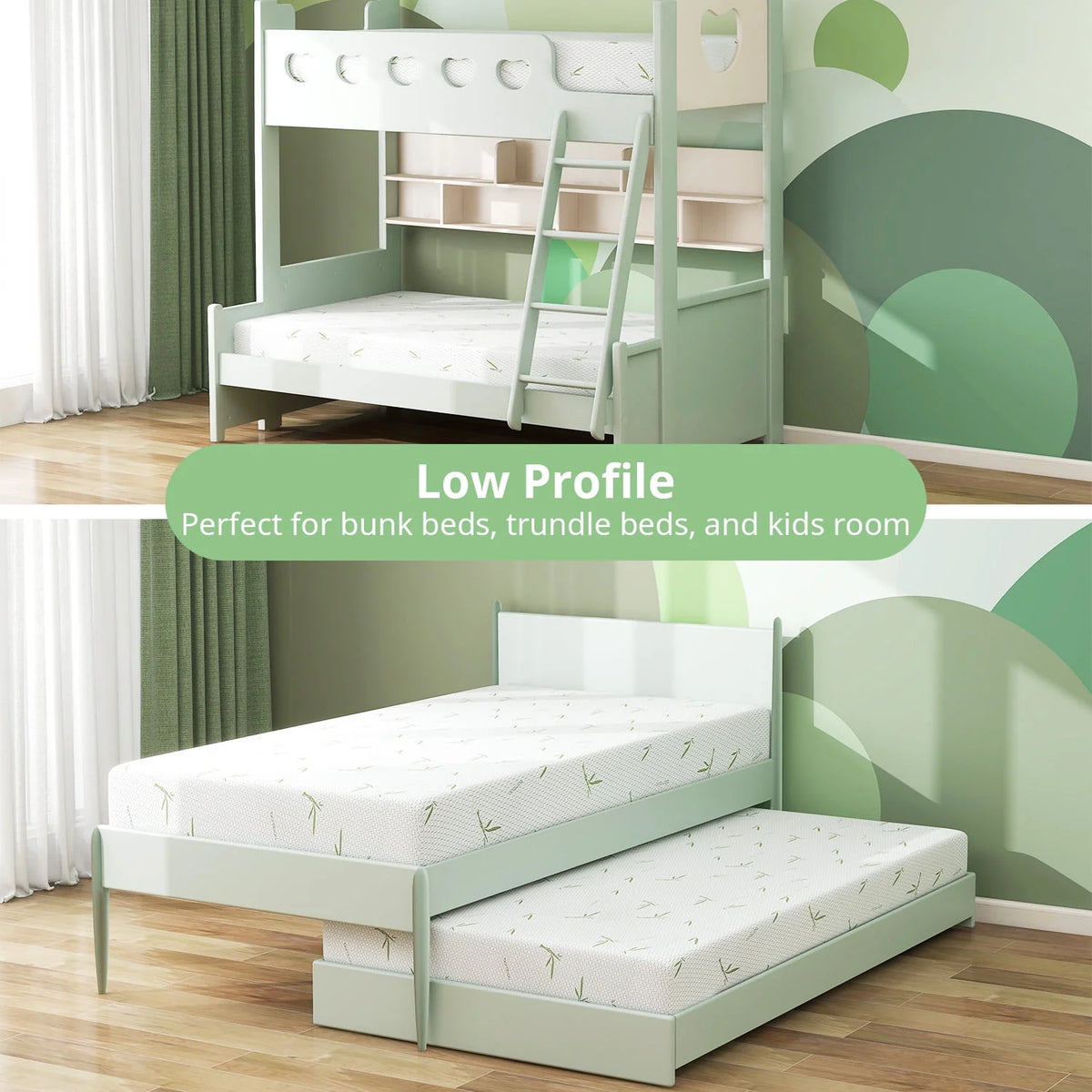 6 inch Memory Foam Twin Mattress B1041