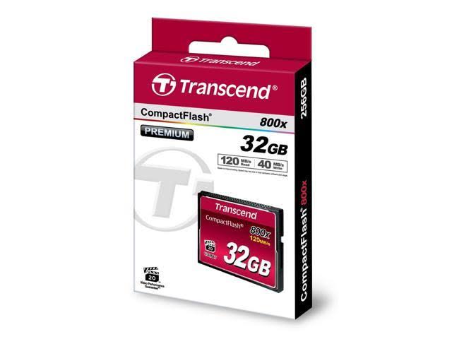 32GB 800x CompactFlash Memory Card 120MB/sec D94490