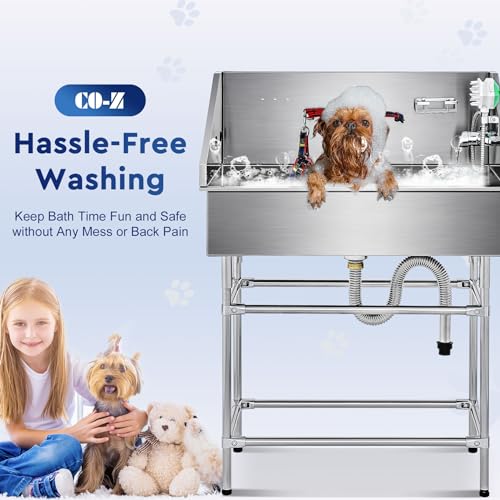 50” Dog Bathing Station with 304 Stainless Steel Tank V1645