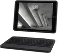 Black Rugged Book Detachable Case and Magnetic-Hinged Keyboard for iPad Air, iPad Air 2, & iPad 9.7 inch I92215