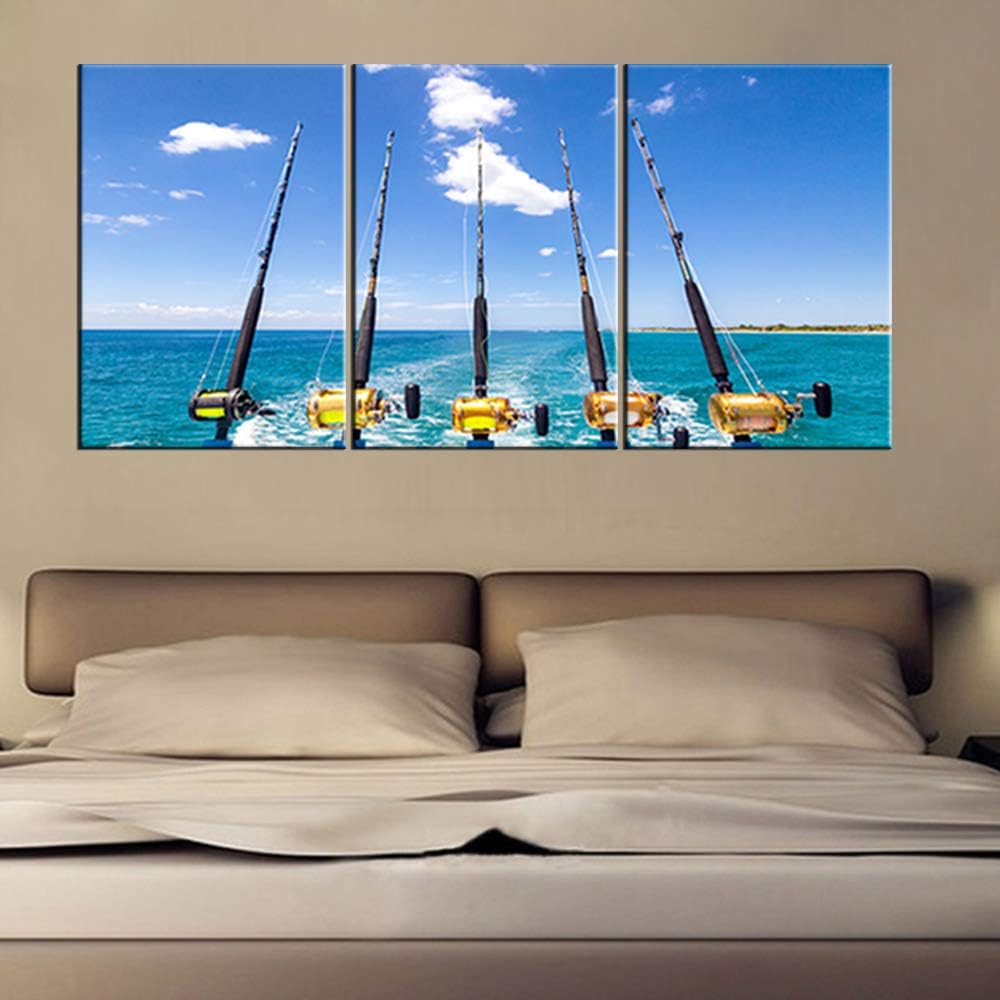 5 Piece Canvas Giclee Framed Wall Art (50''W x 24''H) U614