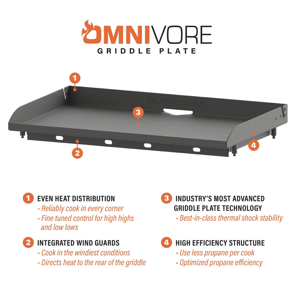 4-Burner Propane Griddle Cooking Station with Hard Cover A299411