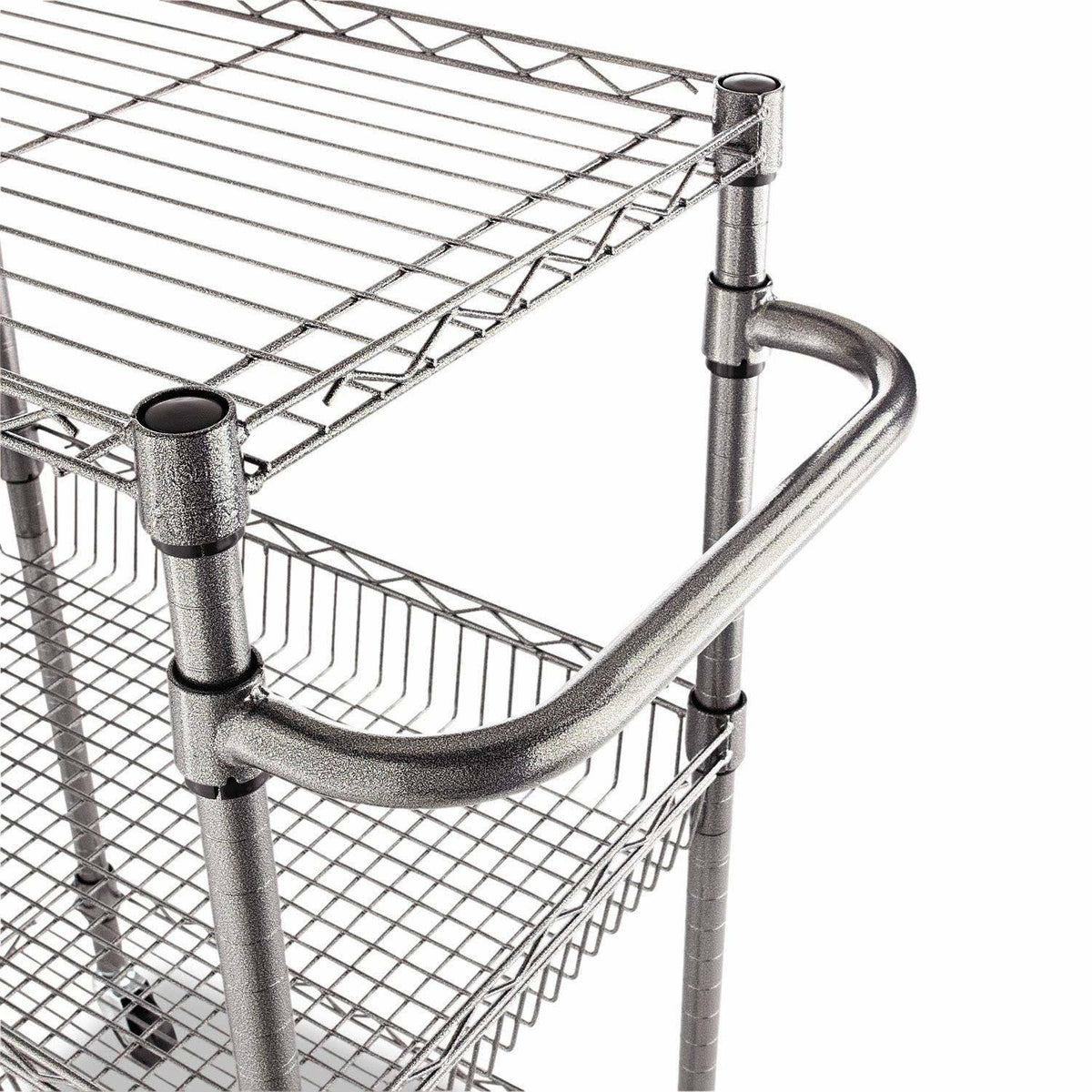 3-Tier Wire Rolling Cart J896