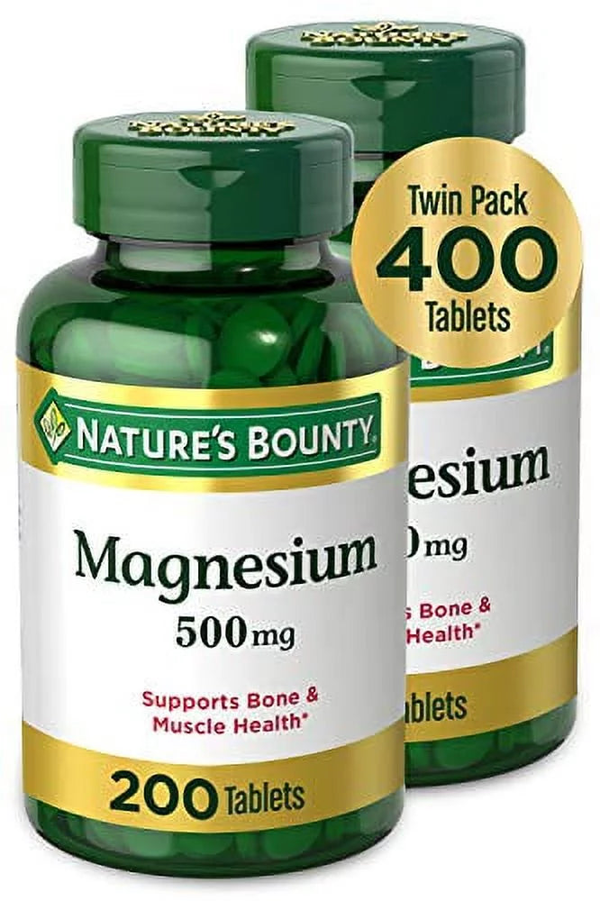 400 Count Magnesium 500mg Tablets R668