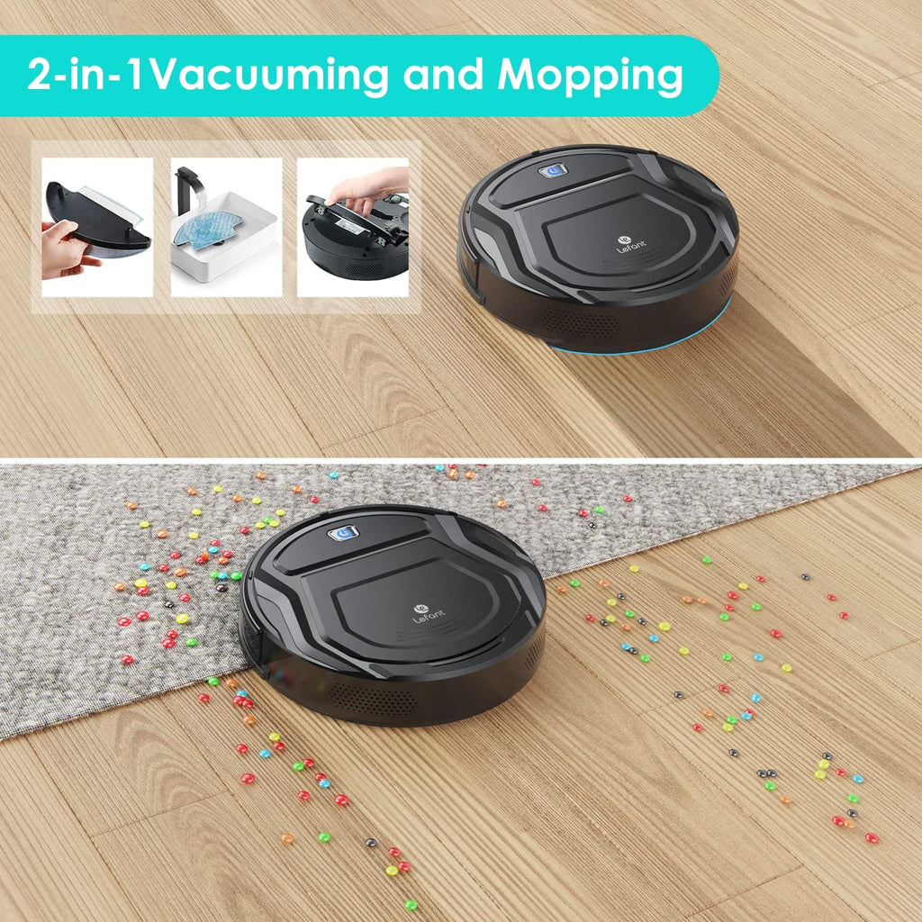 Robot Vacuum and Mop Tangle-free Suction Ultra-Thin Robotic Vacuum Cleaner B68383
