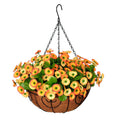 Artificial Hanging Flowers in Basket M57815