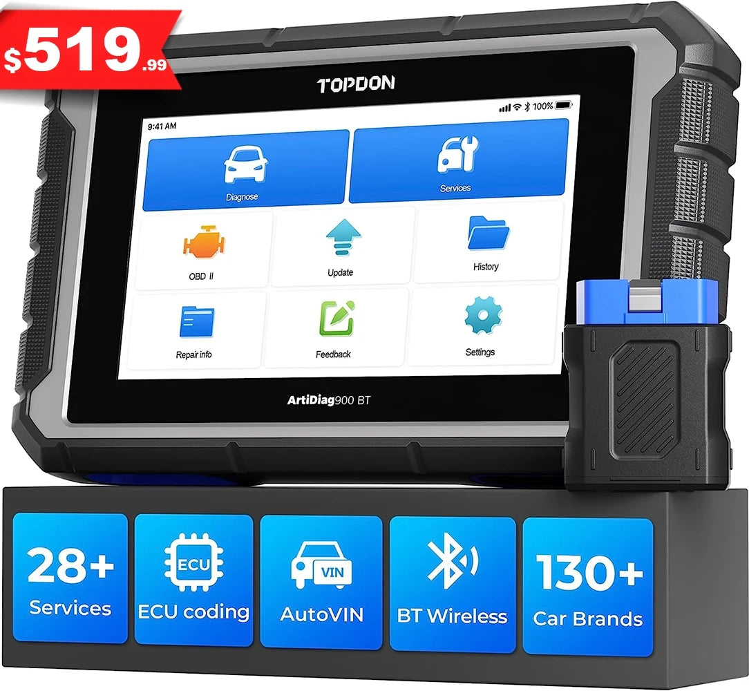 Bidirectional OBD2 Scanner Diagnostic Scan Tool with ECU Coding Q71032