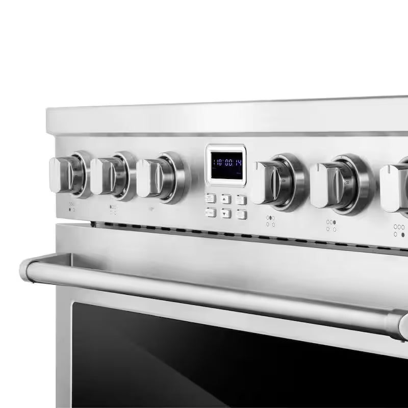 36 in. 6.0 cu. ft. Electric Range with Glass Cooktop and Convection Oven in Stainless Steel Y865