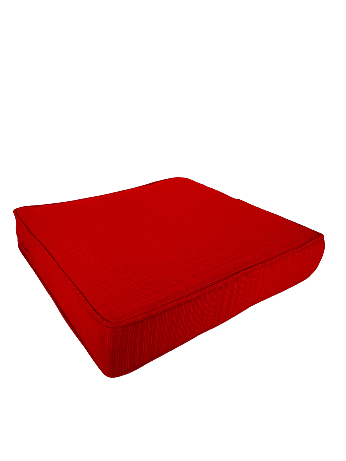 Outdoor Dining Seat Cushion Square Set of 2 Cardinal Red 17" x 17" Q8294