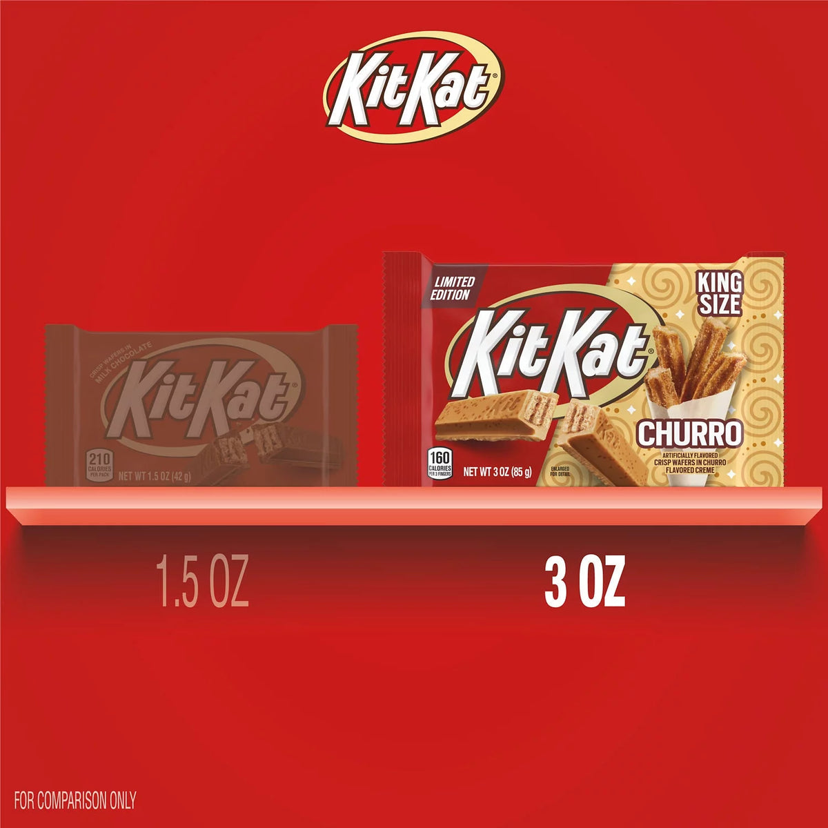 Churro King Size 3 oz. Bar S437542