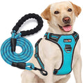 Adjustable Reflective Oxford Dog Harness with 5ft Dog Leash P27519
