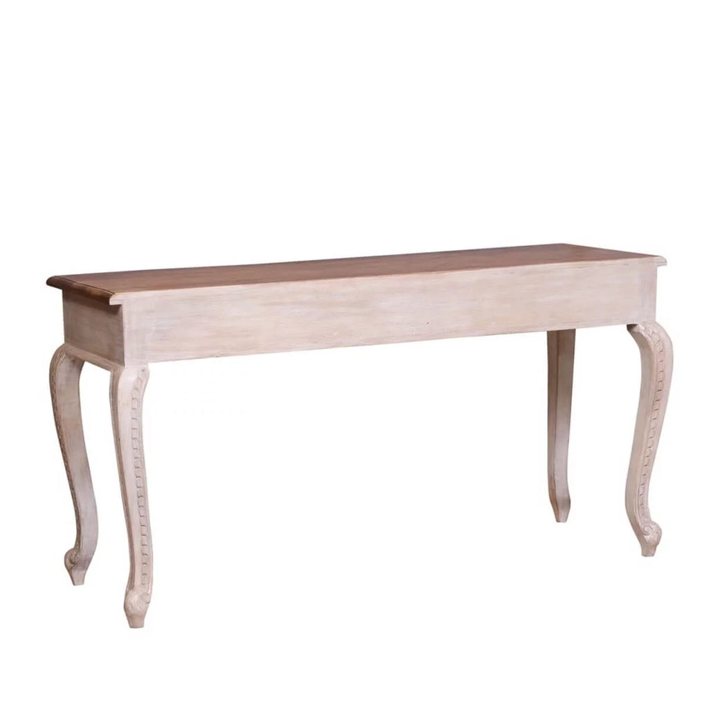 Reclaimed Wood Hand Carved Hall Table A385