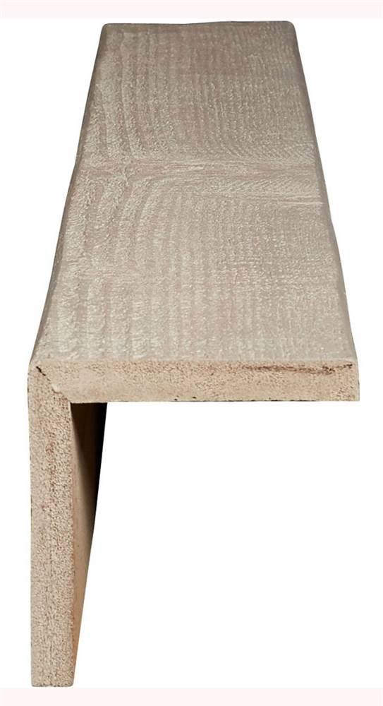 White 2-Sided Faux Wood Ceiling Beam K4781
