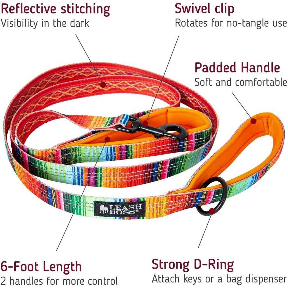 6ft Dog Leash Padded Handle O329