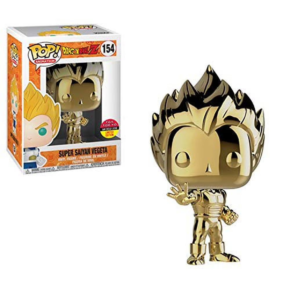 Gold Chrome Super Saiyan Vegeta Collectible Figure T4019