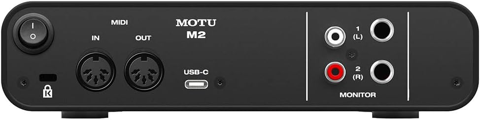 Motu M2 2x2 USB-C Audio Interface with XLR Cable U7879