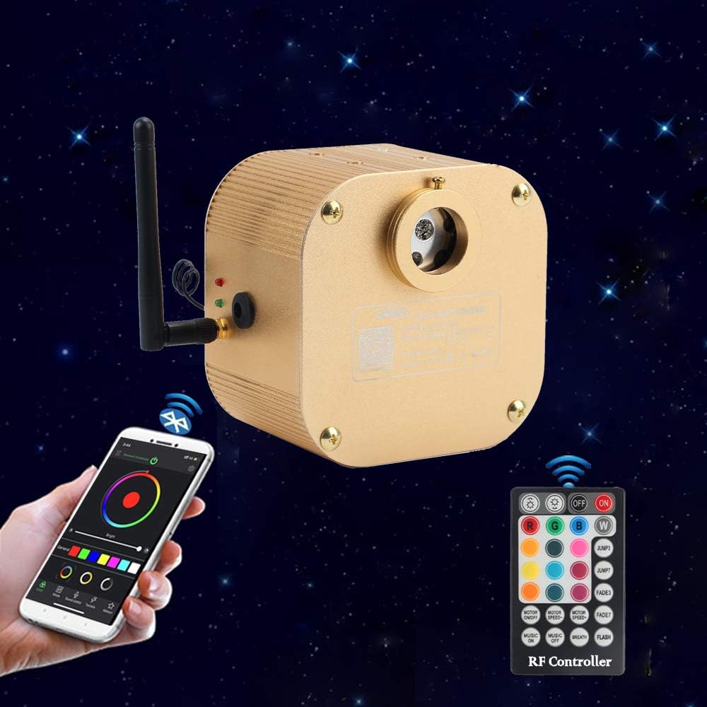 Bluetooth Fiber Optic Light Box with Remote Control E823