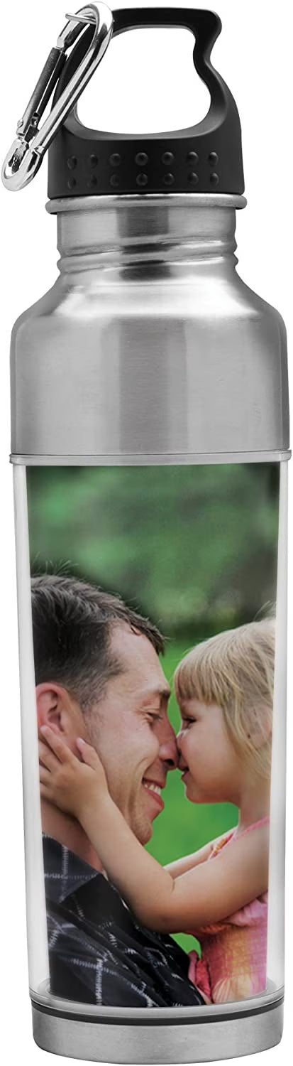 15 oz Stainless Steel Photo Water Bottle Pack of 24 D162084