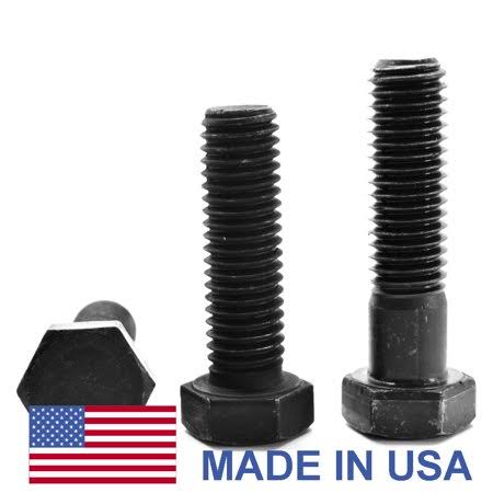 1/2 inch-20 x 6 inch Grade 5 Hex Cap Screw Black Oxide Y1512