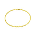 10k Yellow Gold 2mm Franco Chain Bracelet 7" - 9" L82641