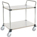 Stainless Steel Utility Cart 2 Shelves T763981
