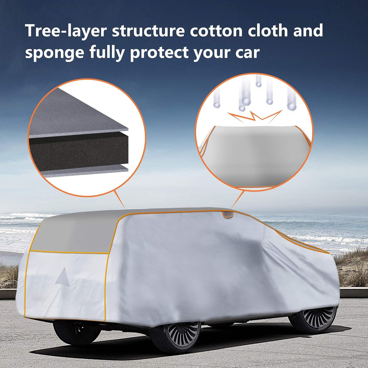 Waterproof Multi-Layered EVA Car Cover Universal Size W390