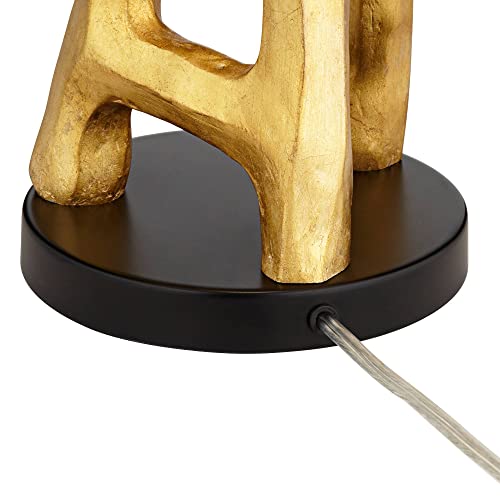 Set of 2 Gold Bamboo Table Lamps V7500
