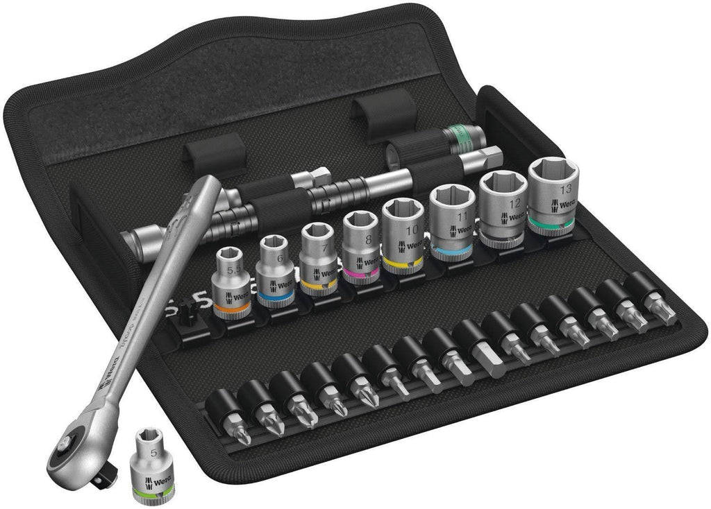 28 Piece Metric Ratchet Set with Push-Through Square P70825