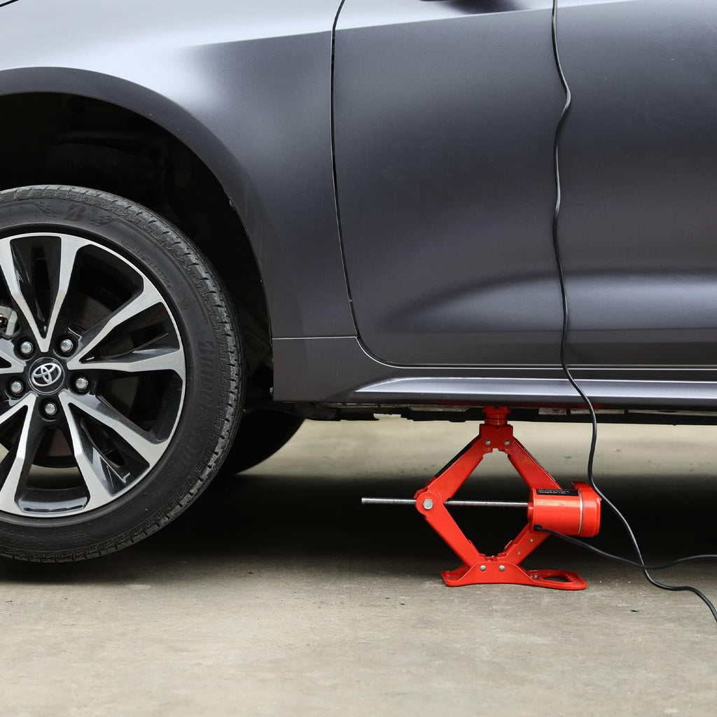 Electric Car Jack 3 Ton Automatic 12V Scissor Jack Pack of 2 Q96144
