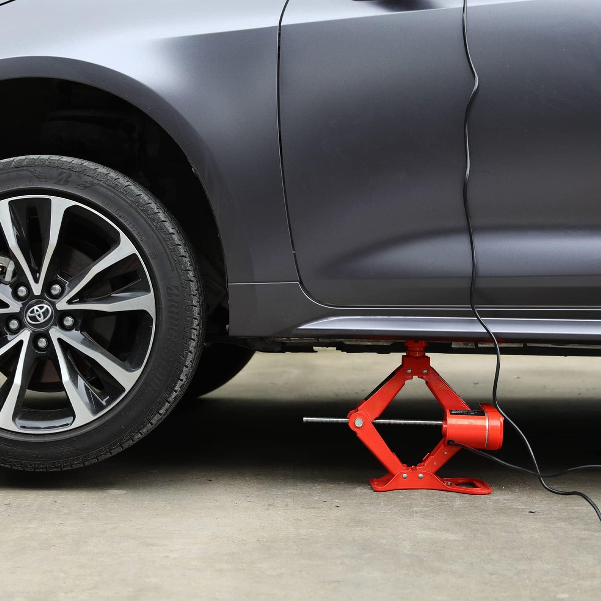 Electric Car Jack 3 Ton Automatic 12V Scissor Jack Pack of 2 Q96144