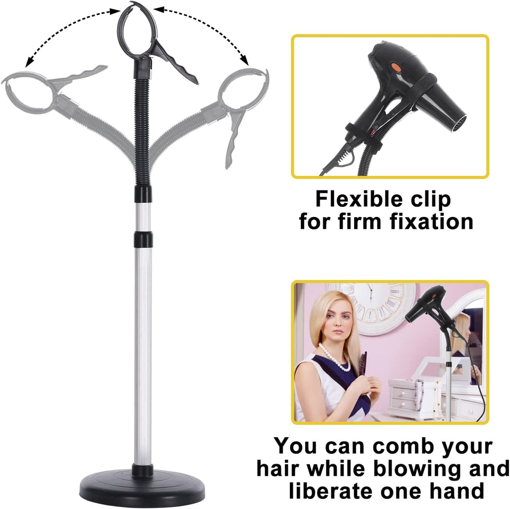 Adjustable Metal Hair Dryer Stand Holder F6158