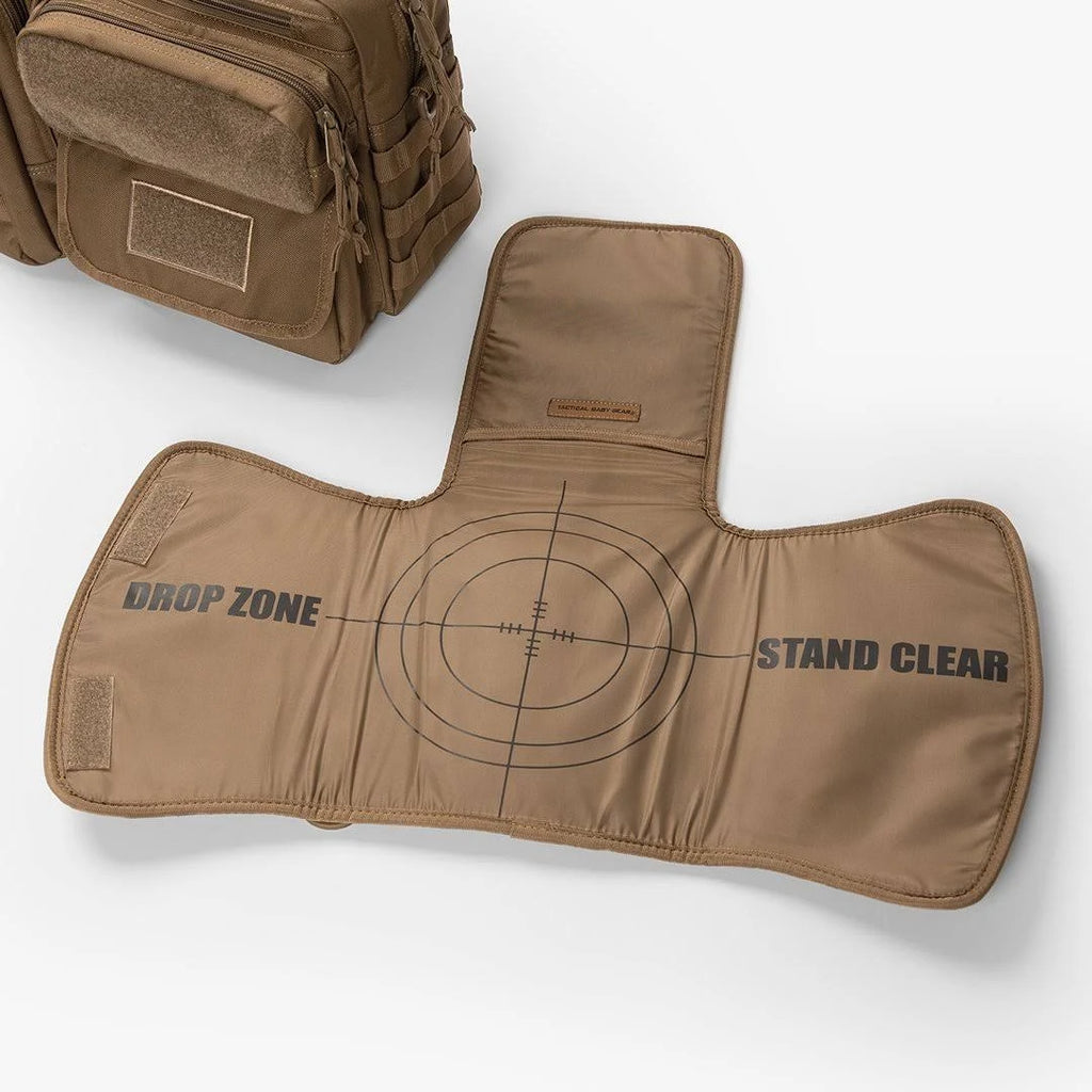 Coyote Brown Tactical Diaper Bag and Baby Carrier Bundle C262849