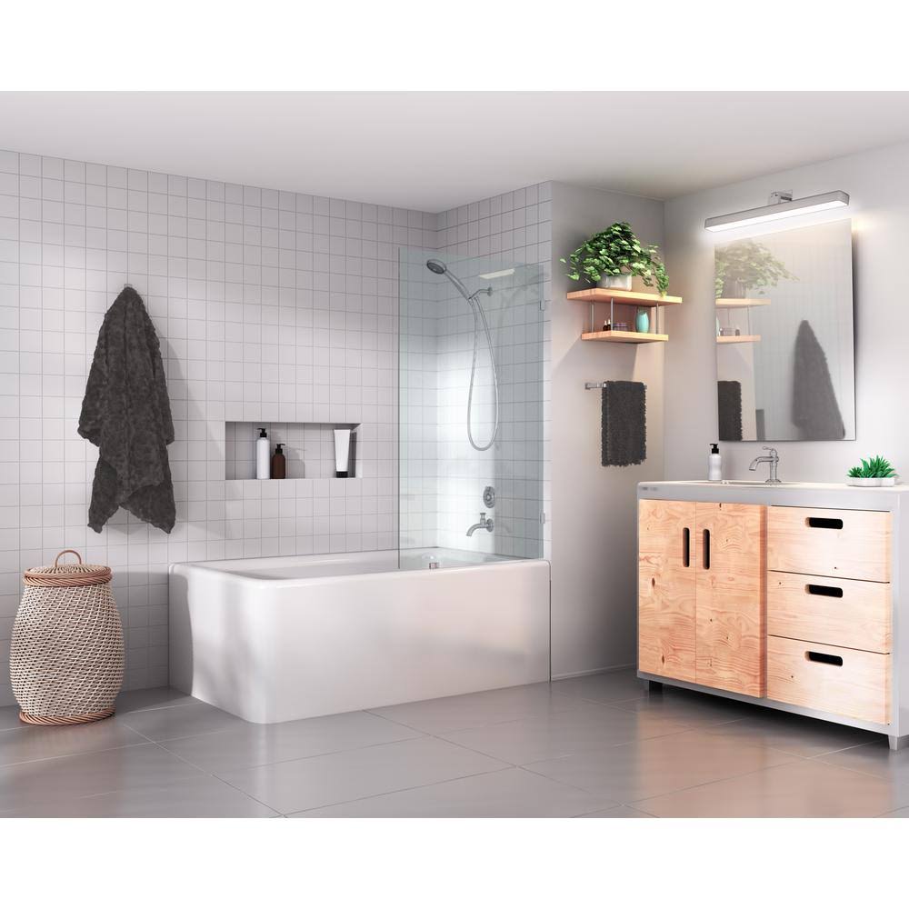 Fixed Frameless Shower Bath Panel X3025