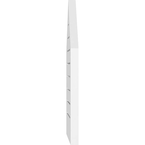 Peaked Top Surface Mount PVC Gable Vent G710