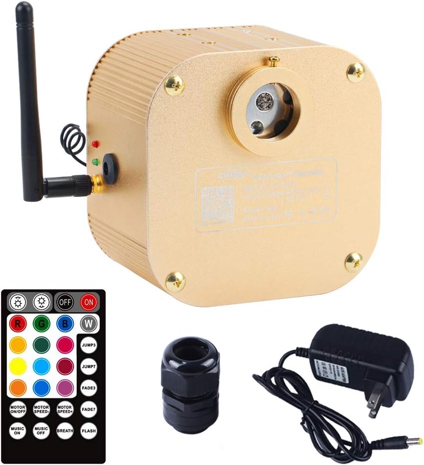 Bluetooth Fiber Optic Light Box with Remote Control E823