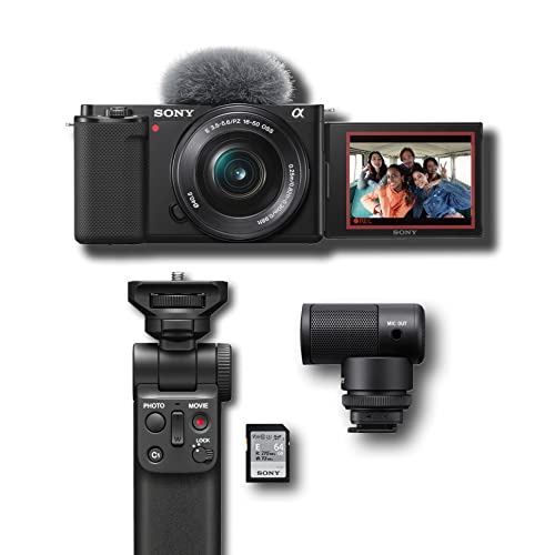 Black Interchangeable Lens Mirrorless Camera Kit Q33733