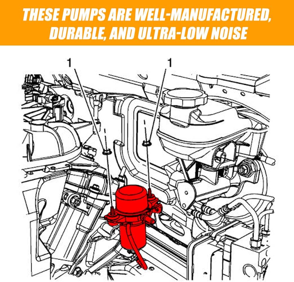 Power Brake Booster Auxiliary Pump Electric Vacuum Pump Assembly I679470