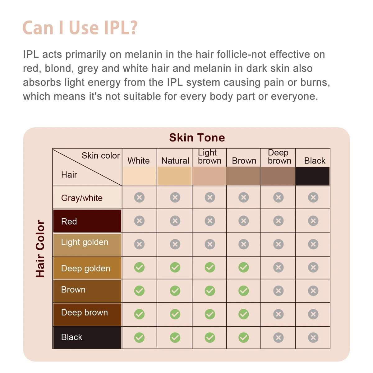 IPL Laser Hair Removal with Cooling F9883