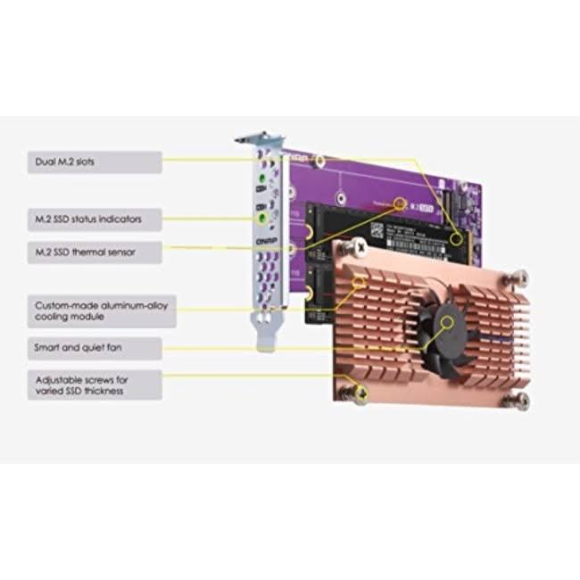 Dual M.2 PCIe SSD Expansion Card K2930