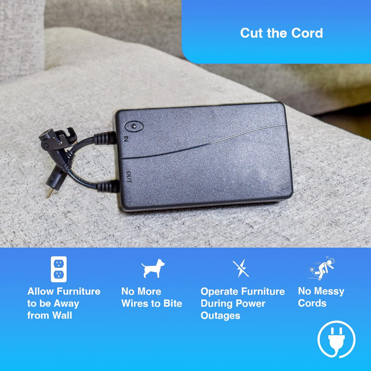 Rechargeable Battery Pack for Electric Recliners G807