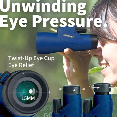 12x55 HD Monocular Telescope with BAK4 Prism & FMC Lens O849511