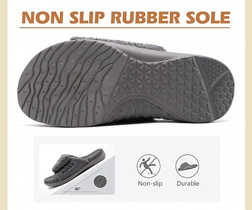 Mens Slides Sport Sandals with Arch Support Open Toe Size 7-15 C982