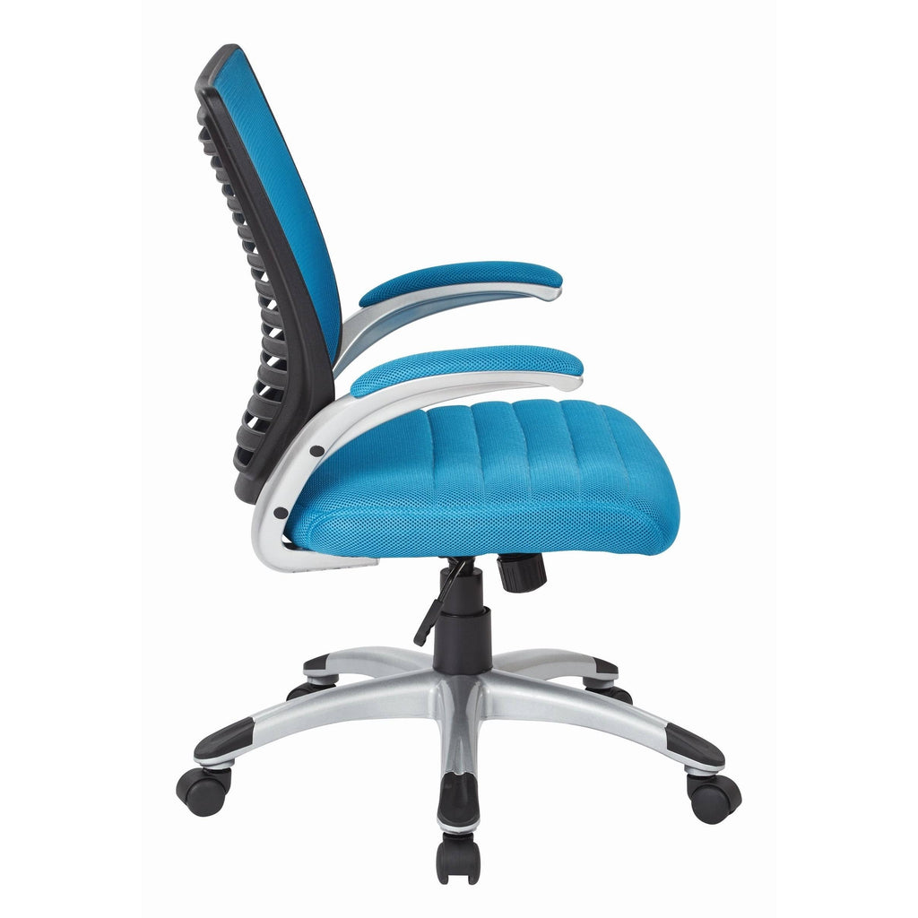 Blue Mesh Managers Chair B3449