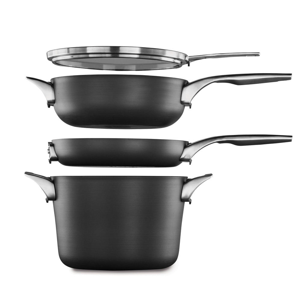 Nonstick 4-Quart Chef Pan with Lid A984