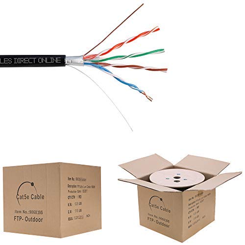 1000FT CAT5e FTP Outdoor 24 AWG Shielded Cable A2405