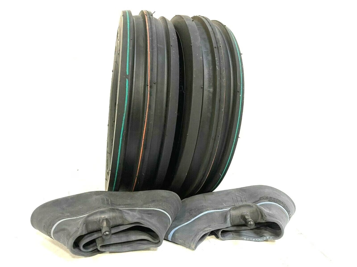 350x6 Front 3 Rib Tires with Tubes A542